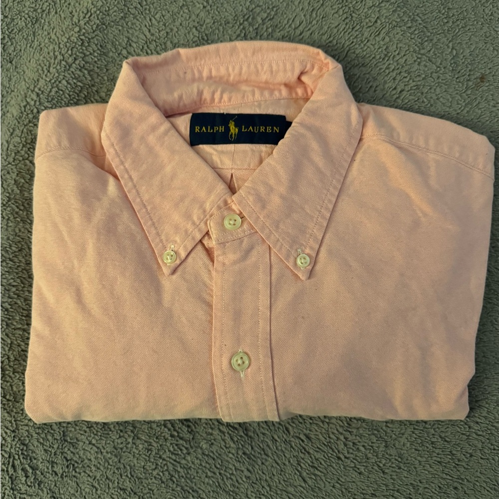 Ralph Lauren Pink Casual Button Down Shirt